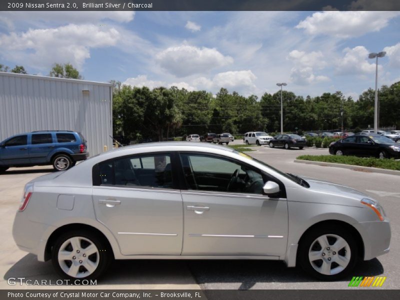 Brilliant Silver / Charcoal 2009 Nissan Sentra 2.0
