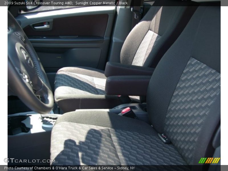 Sunlight Copper Metallic / Black 2009 Suzuki SX4 Crossover Touring AWD