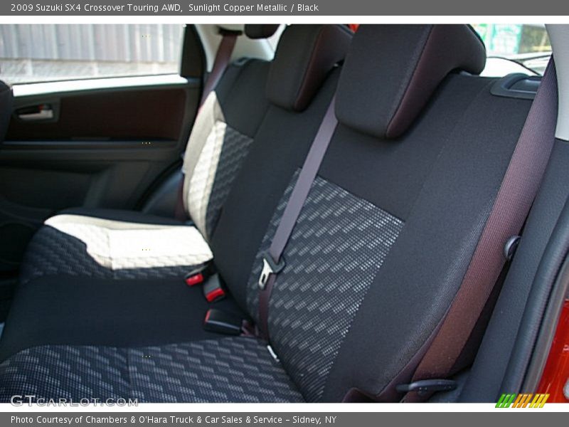 Sunlight Copper Metallic / Black 2009 Suzuki SX4 Crossover Touring AWD
