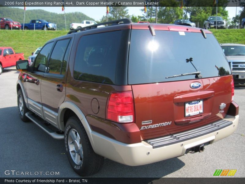 Dark Copper Metallic / Castano Brown Leather 2006 Ford Expedition King Ranch 4x4
