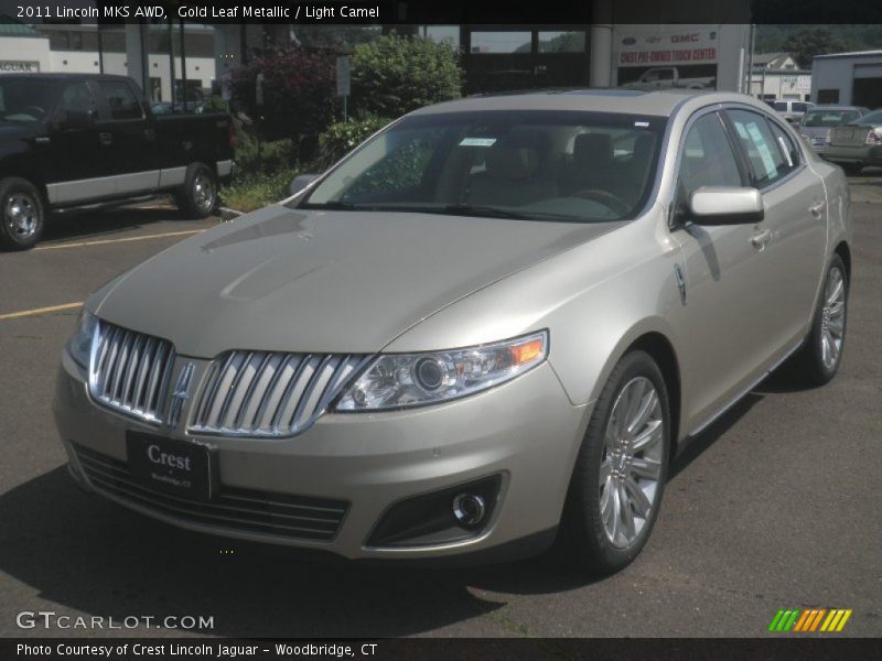 Gold Leaf Metallic / Light Camel 2011 Lincoln MKS AWD