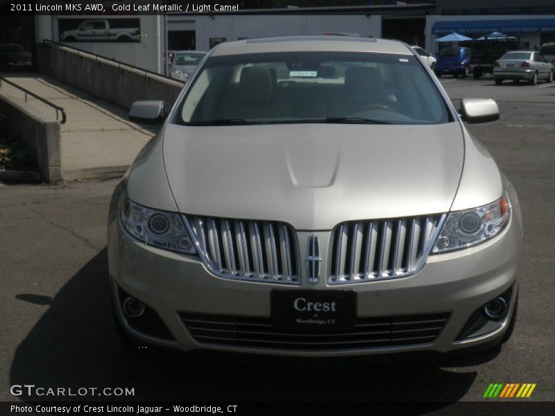 Gold Leaf Metallic / Light Camel 2011 Lincoln MKS AWD
