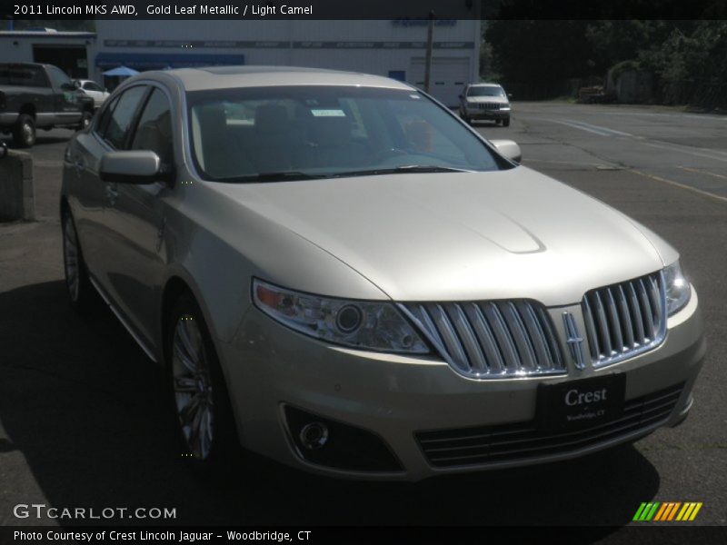 Gold Leaf Metallic / Light Camel 2011 Lincoln MKS AWD