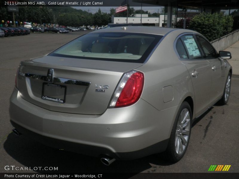 Gold Leaf Metallic / Light Camel 2011 Lincoln MKS AWD