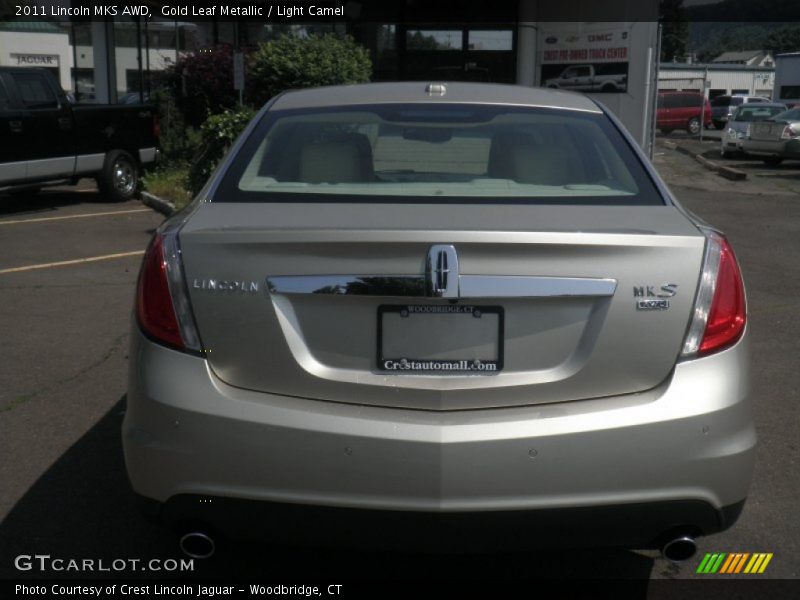 Gold Leaf Metallic / Light Camel 2011 Lincoln MKS AWD
