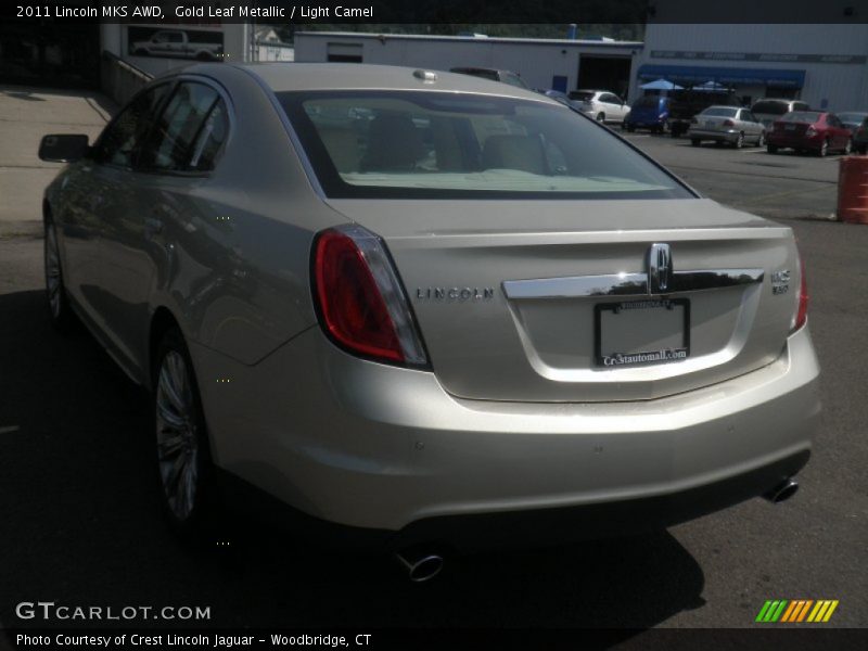 Gold Leaf Metallic / Light Camel 2011 Lincoln MKS AWD