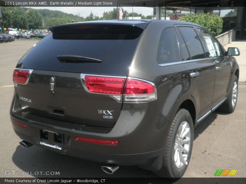 Earth Metallic / Medium Light Stone 2011 Lincoln MKX AWD