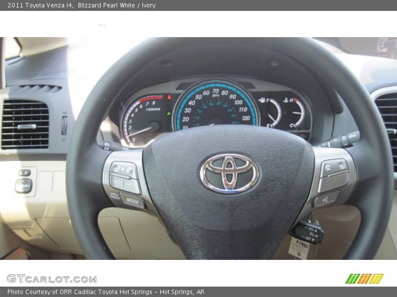 Blizzard Pearl White / Ivory 2011 Toyota Venza I4