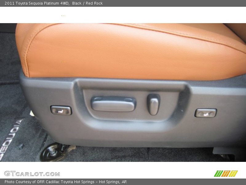 Black / Red Rock 2011 Toyota Sequoia Platinum 4WD