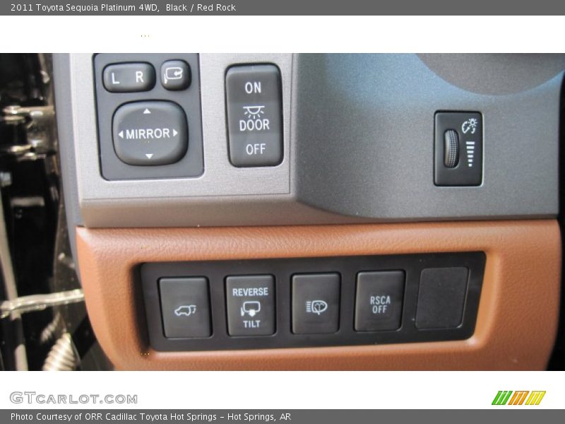 Black / Red Rock 2011 Toyota Sequoia Platinum 4WD