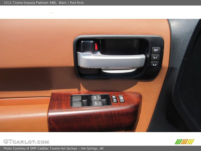 Black / Red Rock 2011 Toyota Sequoia Platinum 4WD