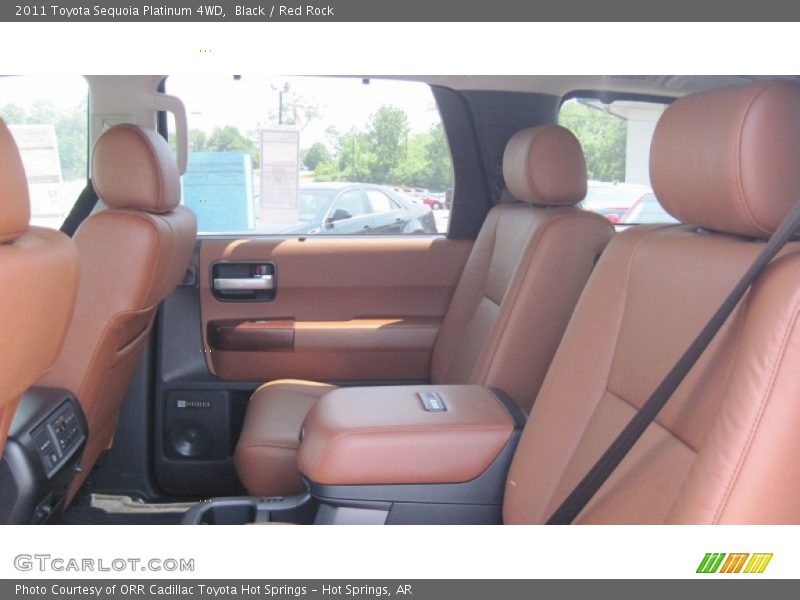 Black / Red Rock 2011 Toyota Sequoia Platinum 4WD