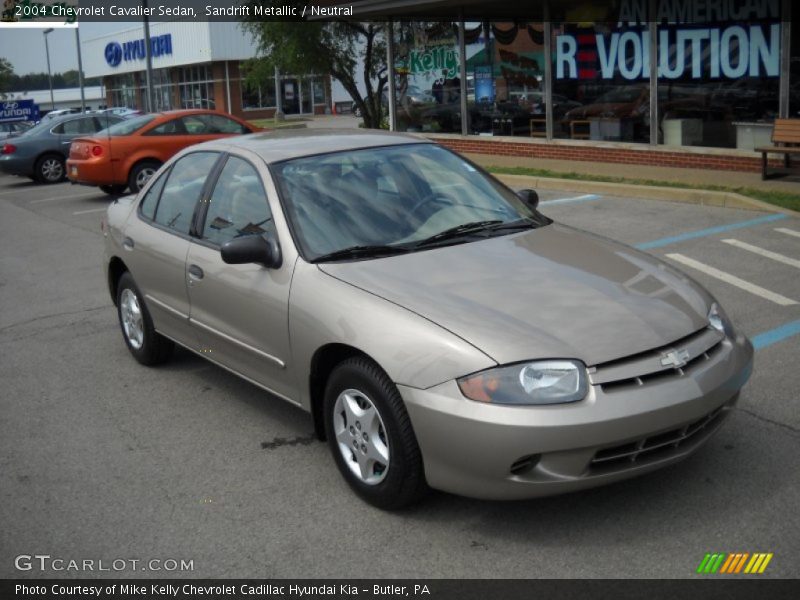 Sandrift Metallic / Neutral 2004 Chevrolet Cavalier Sedan