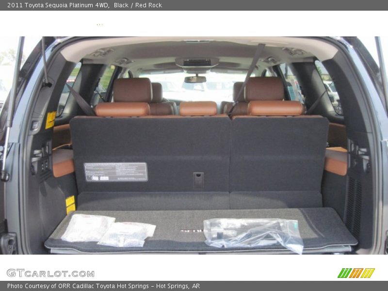 Black / Red Rock 2011 Toyota Sequoia Platinum 4WD