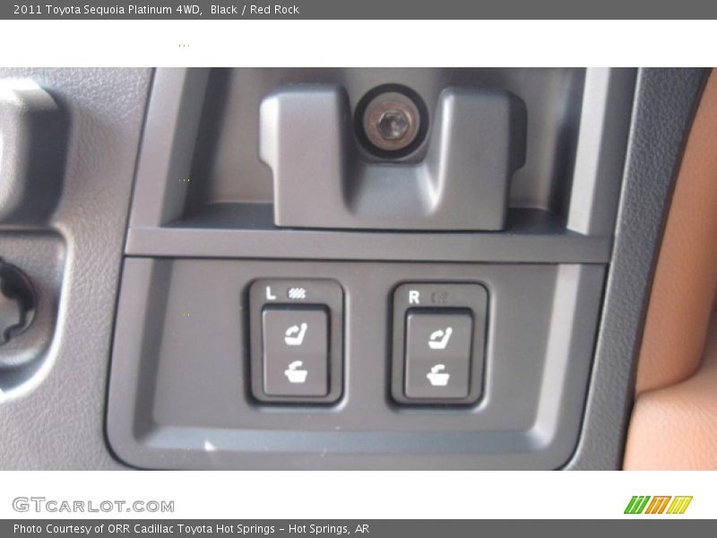 Black / Red Rock 2011 Toyota Sequoia Platinum 4WD