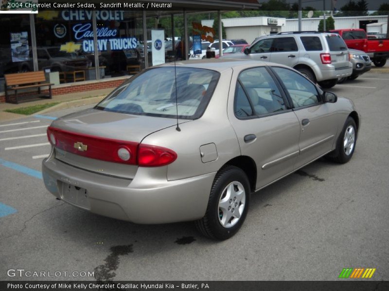 Sandrift Metallic / Neutral 2004 Chevrolet Cavalier Sedan