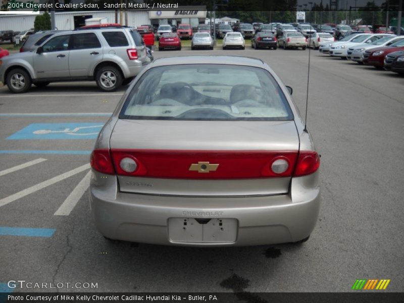 Sandrift Metallic / Neutral 2004 Chevrolet Cavalier Sedan