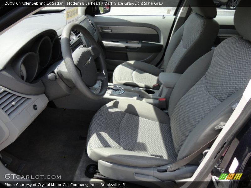 Modern Blue Pearl / Dark Slate Gray/Light Slate Gray 2008 Chrysler Sebring LX Sedan