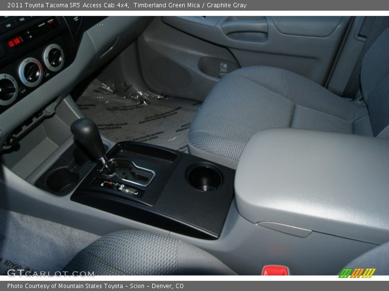 Timberland Green Mica / Graphite Gray 2011 Toyota Tacoma SR5 Access Cab 4x4