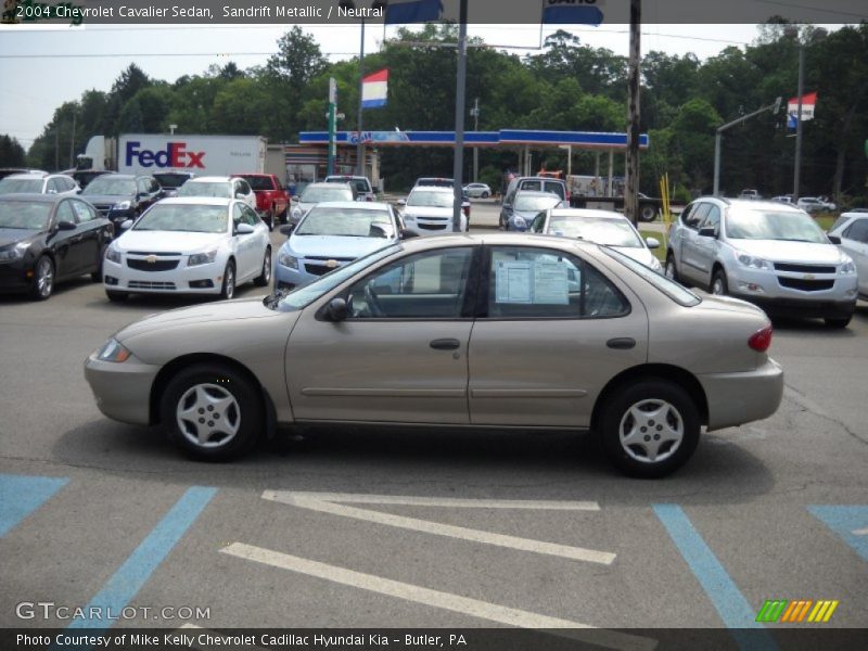 Sandrift Metallic / Neutral 2004 Chevrolet Cavalier Sedan