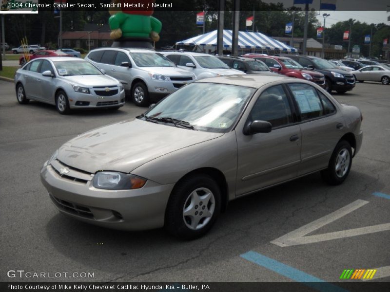 Sandrift Metallic / Neutral 2004 Chevrolet Cavalier Sedan