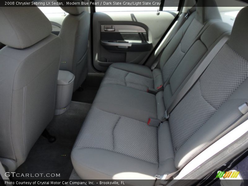 Modern Blue Pearl / Dark Slate Gray/Light Slate Gray 2008 Chrysler Sebring LX Sedan
