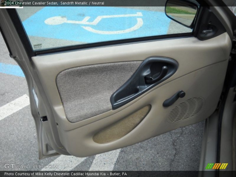 Sandrift Metallic / Neutral 2004 Chevrolet Cavalier Sedan