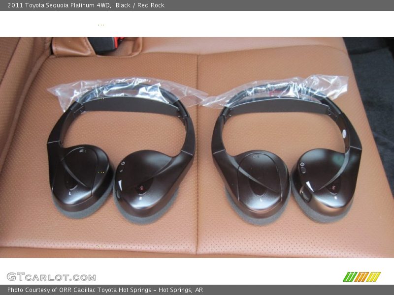 Black / Red Rock 2011 Toyota Sequoia Platinum 4WD