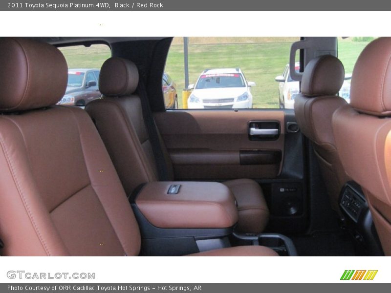 Black / Red Rock 2011 Toyota Sequoia Platinum 4WD