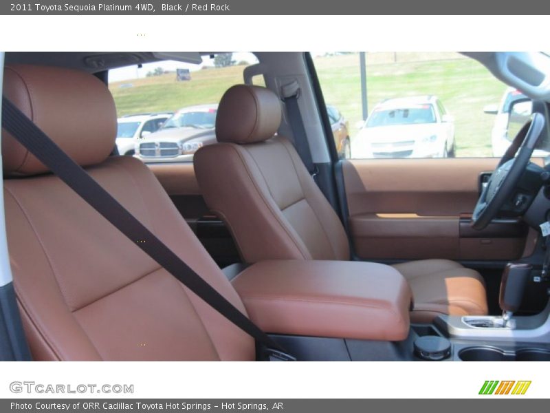 Black / Red Rock 2011 Toyota Sequoia Platinum 4WD