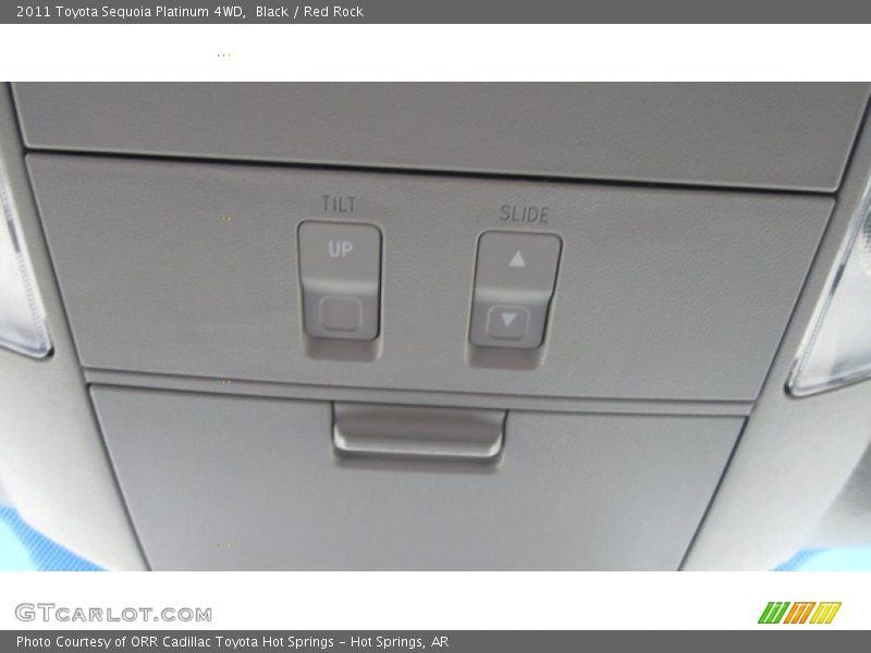 Black / Red Rock 2011 Toyota Sequoia Platinum 4WD