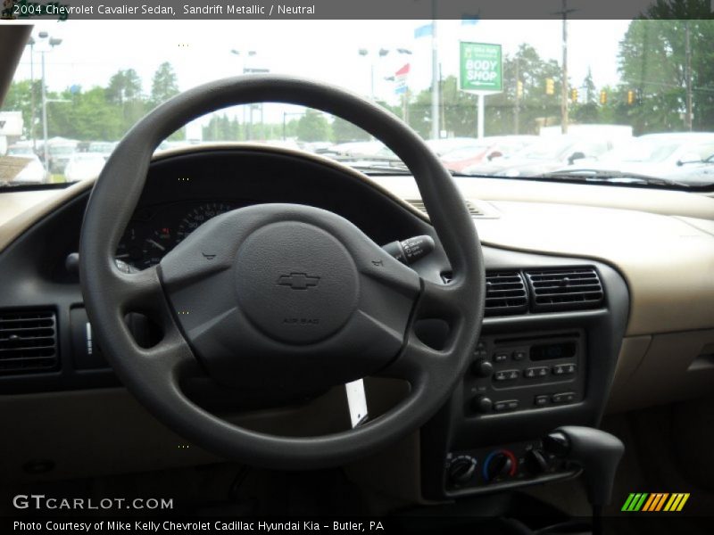 Sandrift Metallic / Neutral 2004 Chevrolet Cavalier Sedan