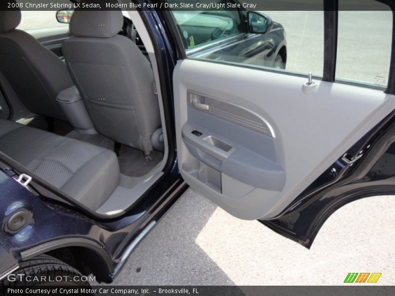 Modern Blue Pearl / Dark Slate Gray/Light Slate Gray 2008 Chrysler Sebring LX Sedan