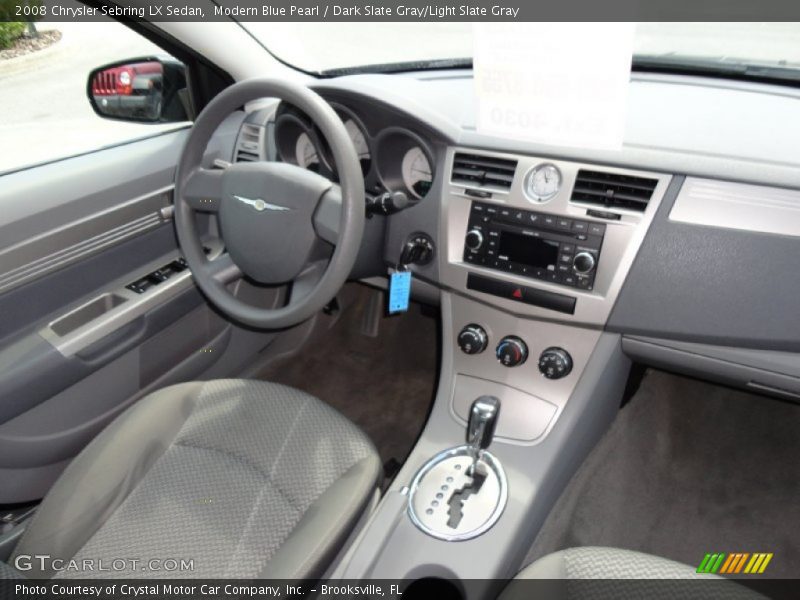 Modern Blue Pearl / Dark Slate Gray/Light Slate Gray 2008 Chrysler Sebring LX Sedan