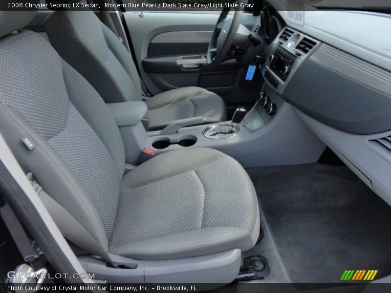 Modern Blue Pearl / Dark Slate Gray/Light Slate Gray 2008 Chrysler Sebring LX Sedan