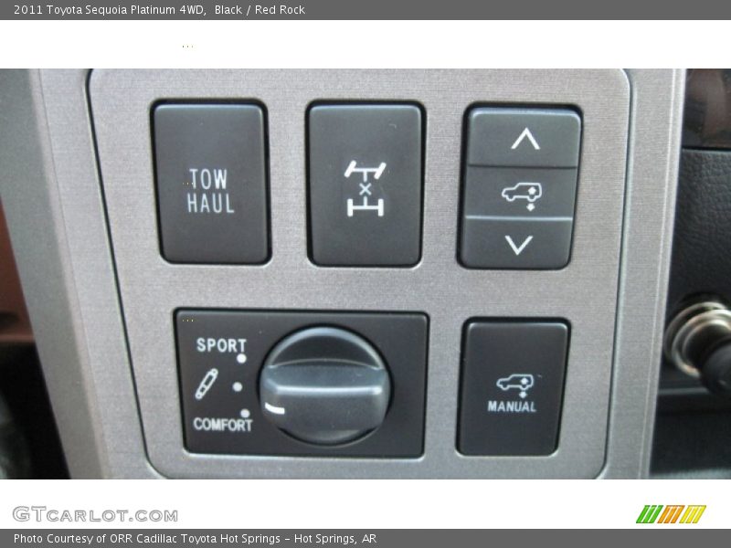 Black / Red Rock 2011 Toyota Sequoia Platinum 4WD