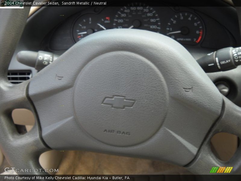 Sandrift Metallic / Neutral 2004 Chevrolet Cavalier Sedan