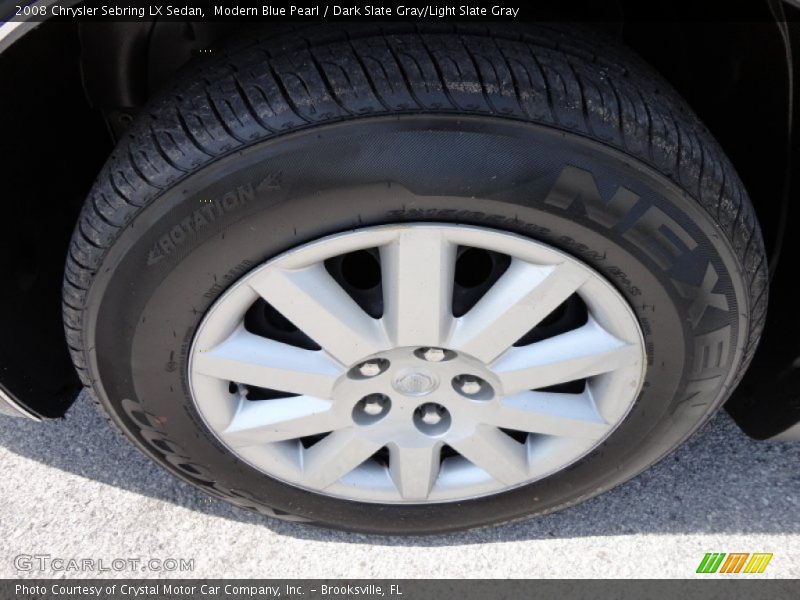 Modern Blue Pearl / Dark Slate Gray/Light Slate Gray 2008 Chrysler Sebring LX Sedan