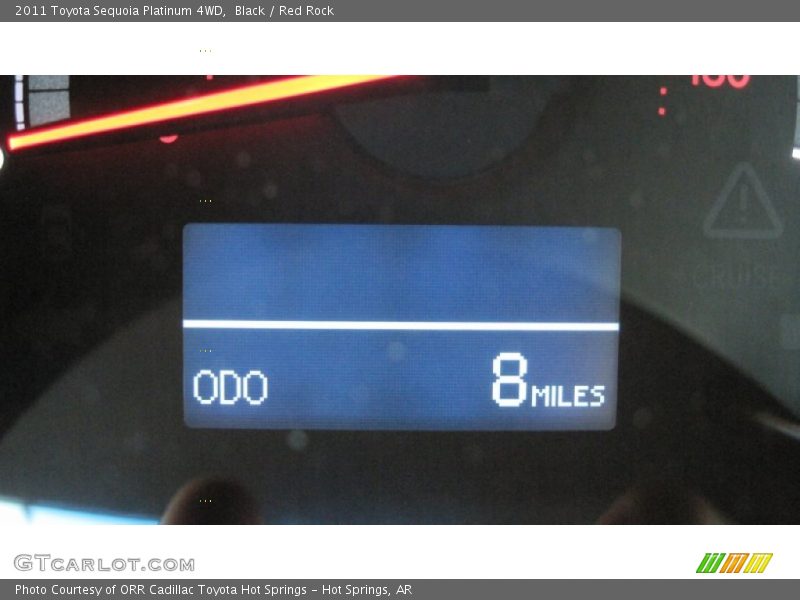Black / Red Rock 2011 Toyota Sequoia Platinum 4WD