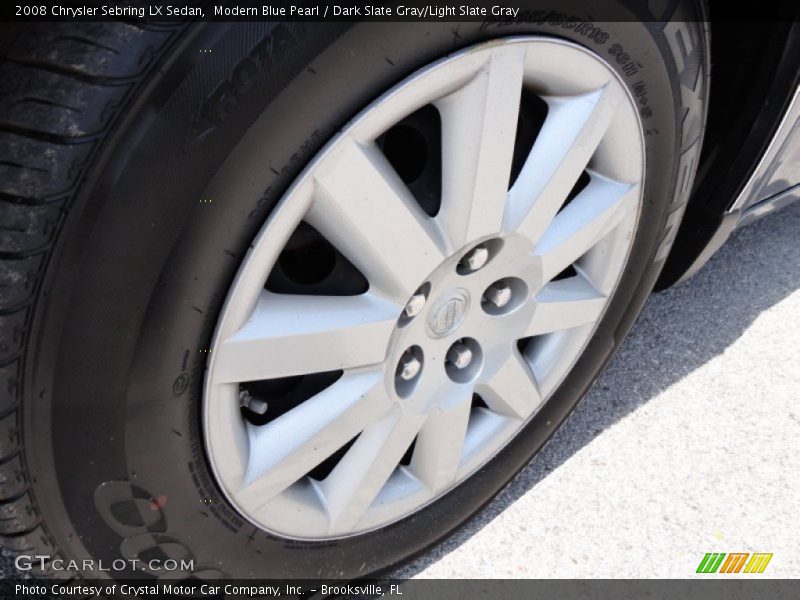 Modern Blue Pearl / Dark Slate Gray/Light Slate Gray 2008 Chrysler Sebring LX Sedan