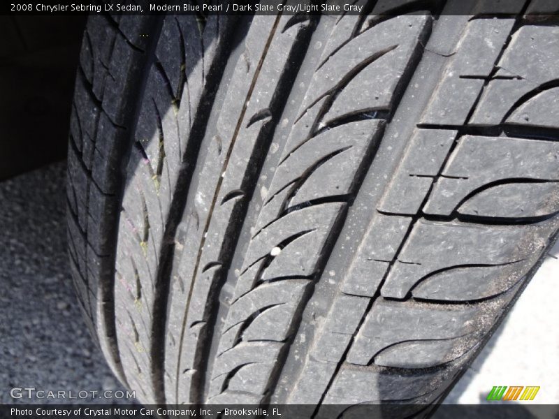 Modern Blue Pearl / Dark Slate Gray/Light Slate Gray 2008 Chrysler Sebring LX Sedan