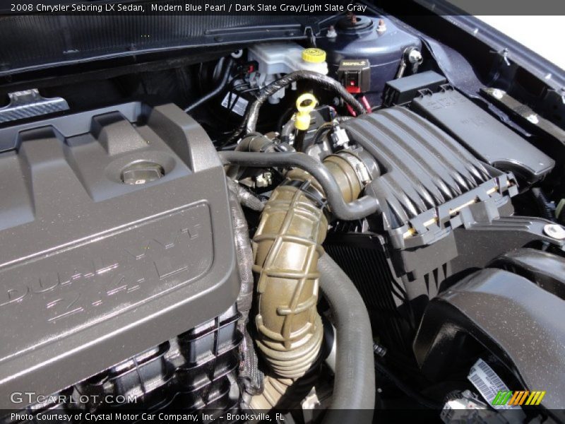 Modern Blue Pearl / Dark Slate Gray/Light Slate Gray 2008 Chrysler Sebring LX Sedan