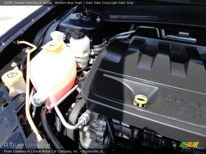 Modern Blue Pearl / Dark Slate Gray/Light Slate Gray 2008 Chrysler Sebring LX Sedan