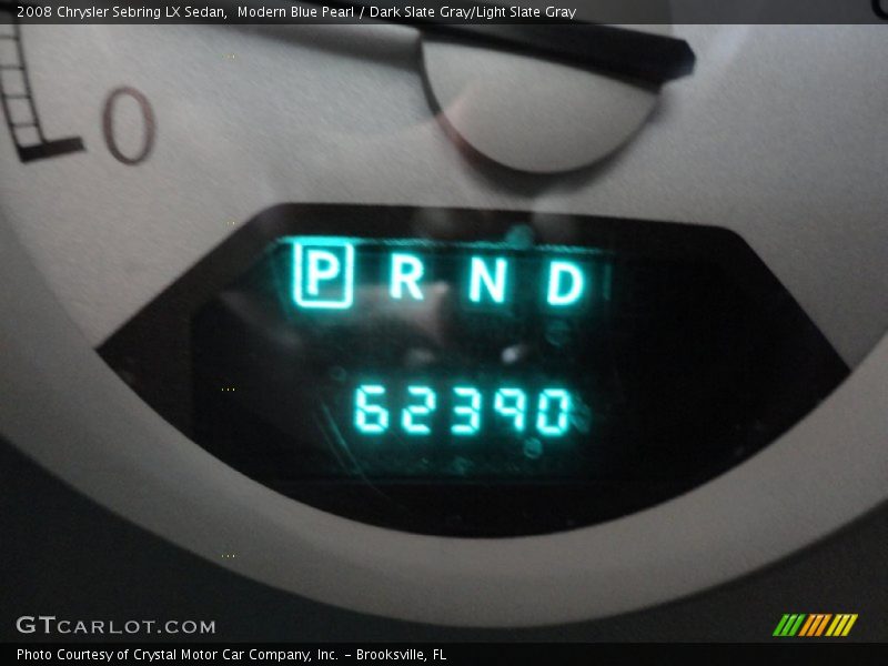 Modern Blue Pearl / Dark Slate Gray/Light Slate Gray 2008 Chrysler Sebring LX Sedan