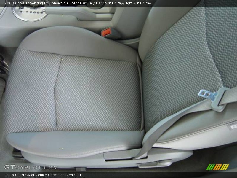 Stone White / Dark Slate Gray/Light Slate Gray 2008 Chrysler Sebring LX Convertible