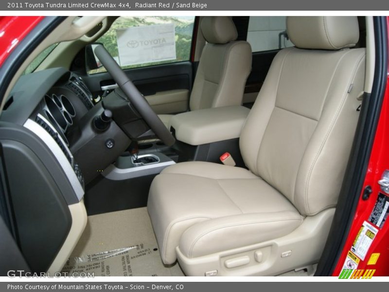  2011 Tundra Limited CrewMax 4x4 Sand Beige Interior