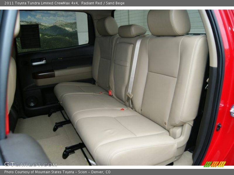 Radiant Red / Sand Beige 2011 Toyota Tundra Limited CrewMax 4x4