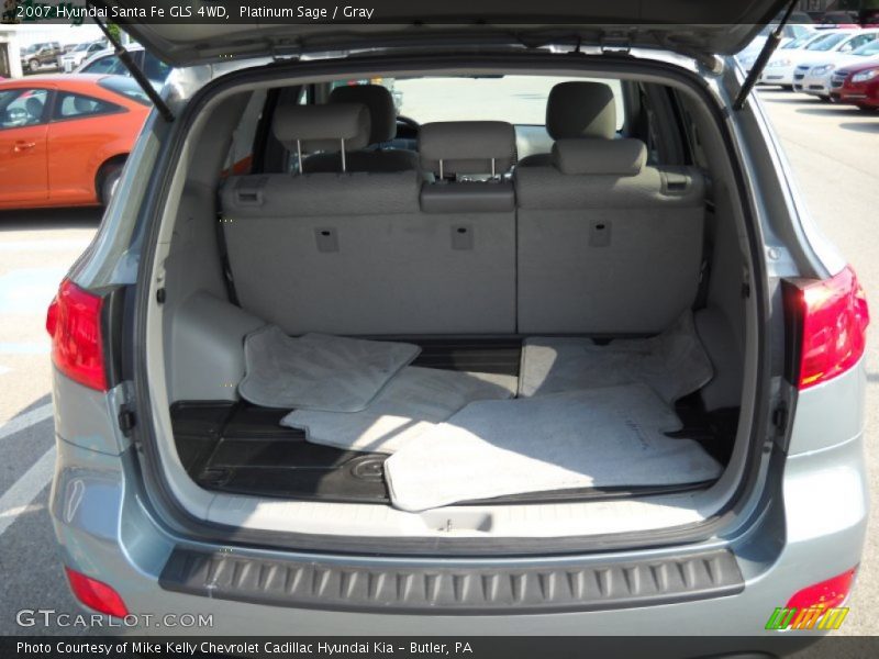 Platinum Sage / Gray 2007 Hyundai Santa Fe GLS 4WD