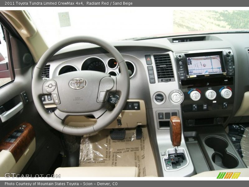 Radiant Red / Sand Beige 2011 Toyota Tundra Limited CrewMax 4x4