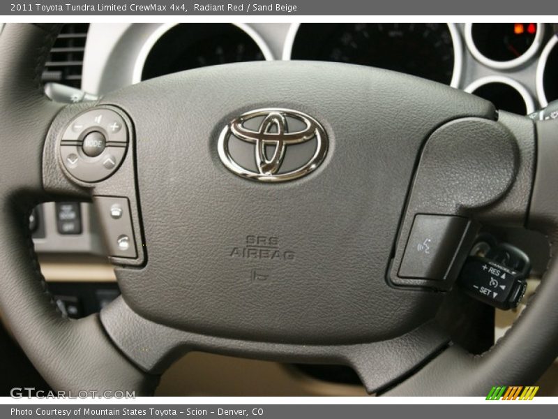 Radiant Red / Sand Beige 2011 Toyota Tundra Limited CrewMax 4x4